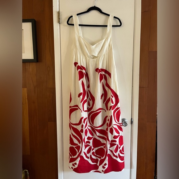 Anthropologie Front Cutout Tropical Senorita Maxi Dress - Picture 4 of 8